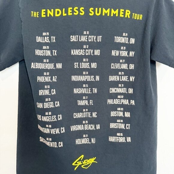 G-Eazy Endless Summer Tour Concert T-Shirt Short Sleeve Graphic Tee Top Small - Picture 4 of 5